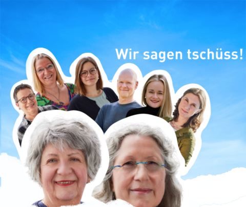 Verabschiedung verschiedener Personen vom Betreuungsverein